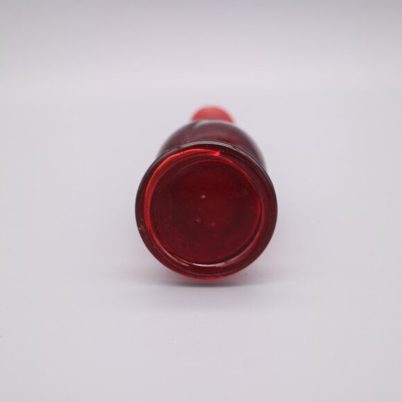 Vintage Avon Ruby Red Glass Bud Vase Apothecary Spout (Set of 3) - Picture 4 of 8